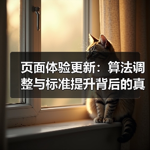页面体验更新：算法调整与标准提升背后的真相（图1）