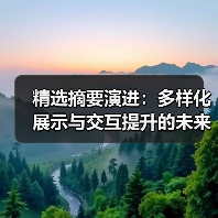 精选摘要演进：多样化展示与交互提升的未来趋势（图4）