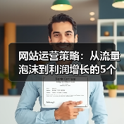 网站运营策略:从流量泡沫到利润增长的5个冷门观察(图1) 网站运营策略:从流量泡沫到利润增长的5个冷门观察(图1)