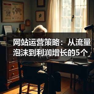 网站运营策略:从流量泡沫到利润增长的5个冷门观察(图2) 网站运营策略:从流量泡沫到利润增长的5个冷门观察(图2)