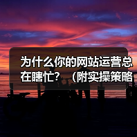 为什么你的网站运营总在瞎忙？（附实操策略）（图2）