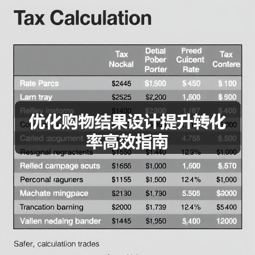 优化购物结果设计提升转化率高效指南(图2) 优化购物结果设计提升转化率高效指南(图2)