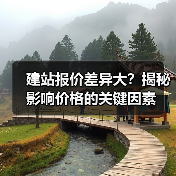 建站报价差异大?揭秘影响价格的关键因素(图2) 建站报价差异大?揭秘影响价格的关键因素(图2)