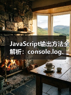 JavaScript输出方法全解析:console.log、document.write等实用技巧(图2) JavaScript输出方法全解析:console.log、document.write等实用技巧(图2)