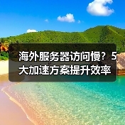 海外服务器访问慢?5大加速方案提升效率(图1) 海外服务器访问慢?5大加速方案提升效率(图1)