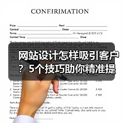 网站设计怎样吸引客户?5个技巧助你精准提升转化率(图3) 网站设计怎样吸引客户?5个技巧助你精准提升转化率(图3)