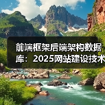 前端框架后端架构数据库:2025网站建设技术趋势全解析(图2) 前端框架后端架构数据库:2025网站建设技术趋势全解析(图2)