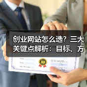 创业网站怎么选?三大关键点解析:目标、方式与技术选择(图2) 创业网站怎么选?三大关键点解析:目标、方式与技术选择(图2)