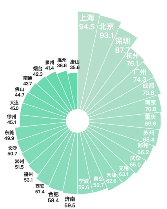 2025未来产业潜力报告：北京上海双极引领，合肥加速崛起(图6)